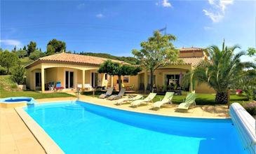Villa Lumineuse - Villa de 6 chambres dans le sud de la France avec piscine